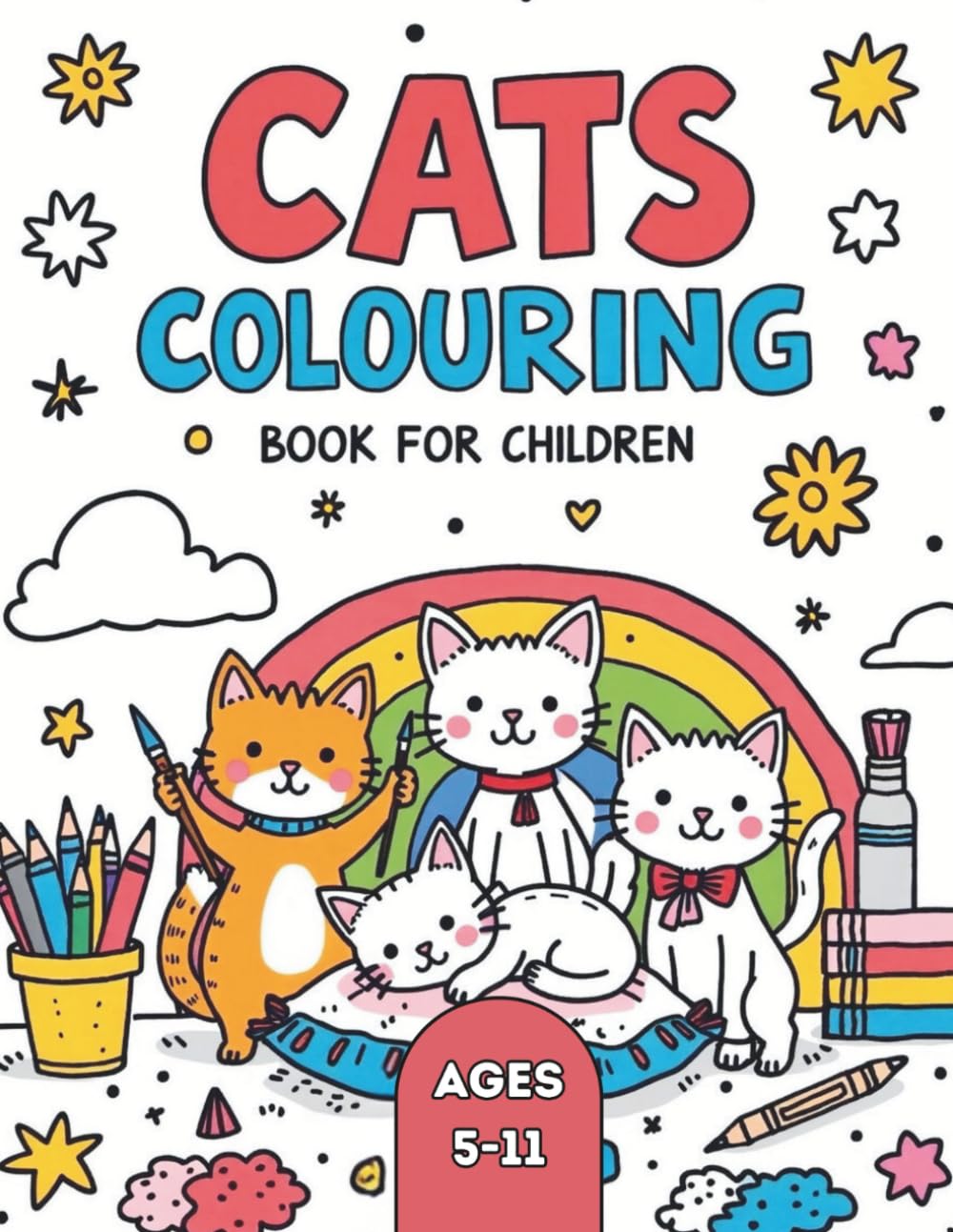Cats Colouring: Book for Children