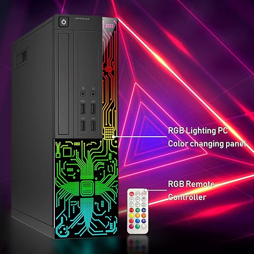 Miniatura 4 de Dell OptiPlex - Escritorio para juegos  Intel i7 de cuatro núcleos 34 GHz  DDR3 de 16 GB de RAM 512 GB SSD  Teclado y mouse RGB para juegos  NVIDIA