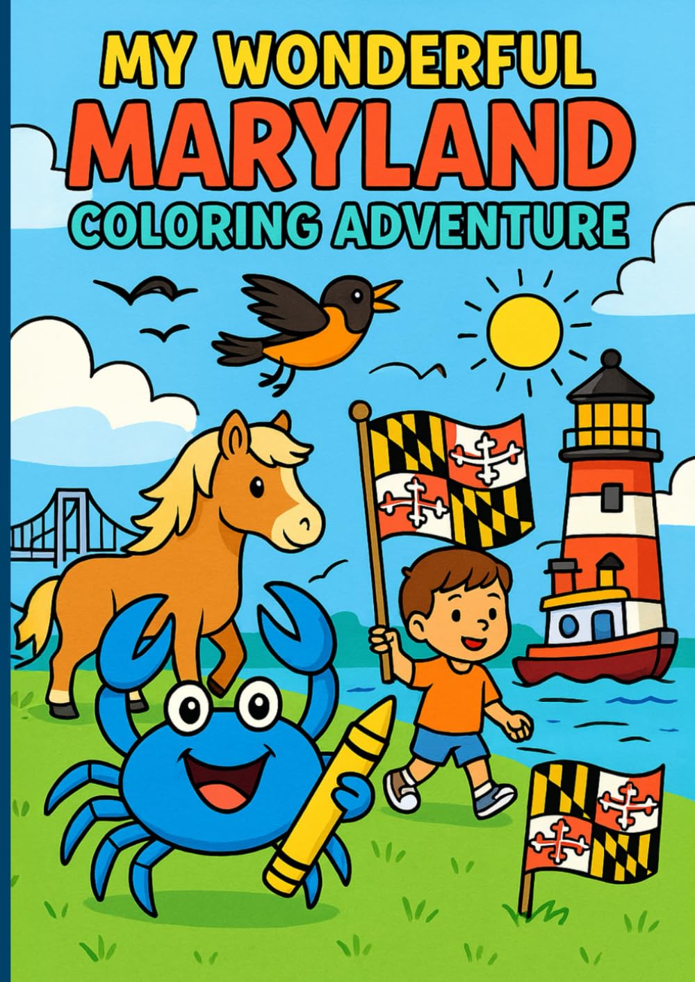My Wonderful Maryland Coloring Adventure