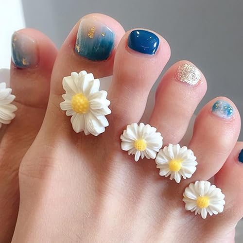 Miniatura 4 de Separadores de dedos para esmalte de uñas, juego de 4 espaciadores de dedos para pies para aplicar esmalte de uñas durante la pedicura (conejos,