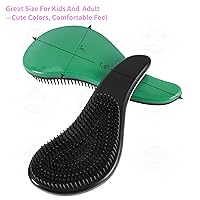 Vista 6 de 79STYLE 3 cepillos desenredantes para el cabello, sin enredos, para niños, sin nudos, sin dolor, desenredante para cabello fino y rizado