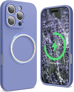 SURPHY Magnetische hülle für iPhone 16 pro mit Silikon Kameraschutz