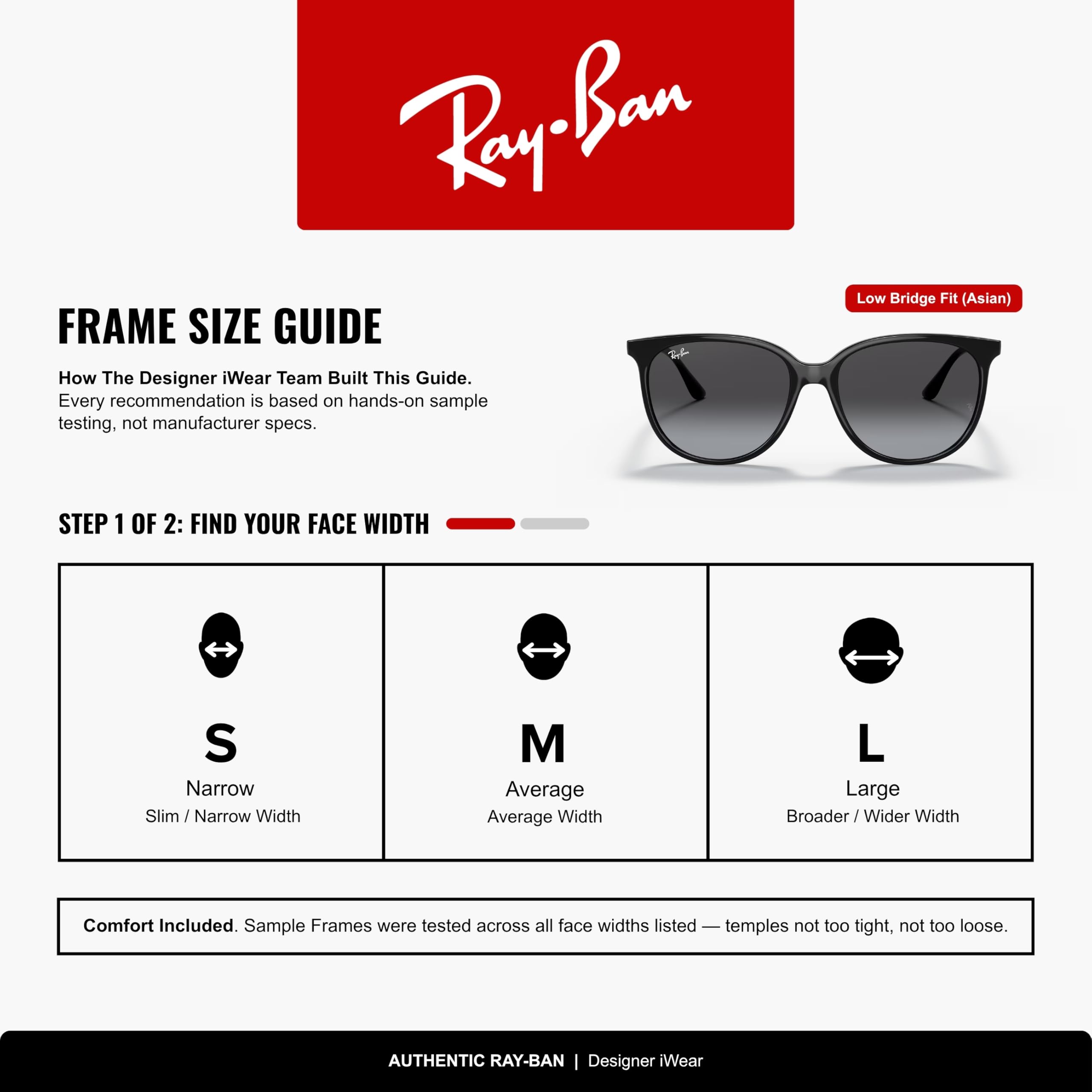 Ray-Ban Damskie okulary przeciwsłoneczne RB4378F Low Bridge Fit Square