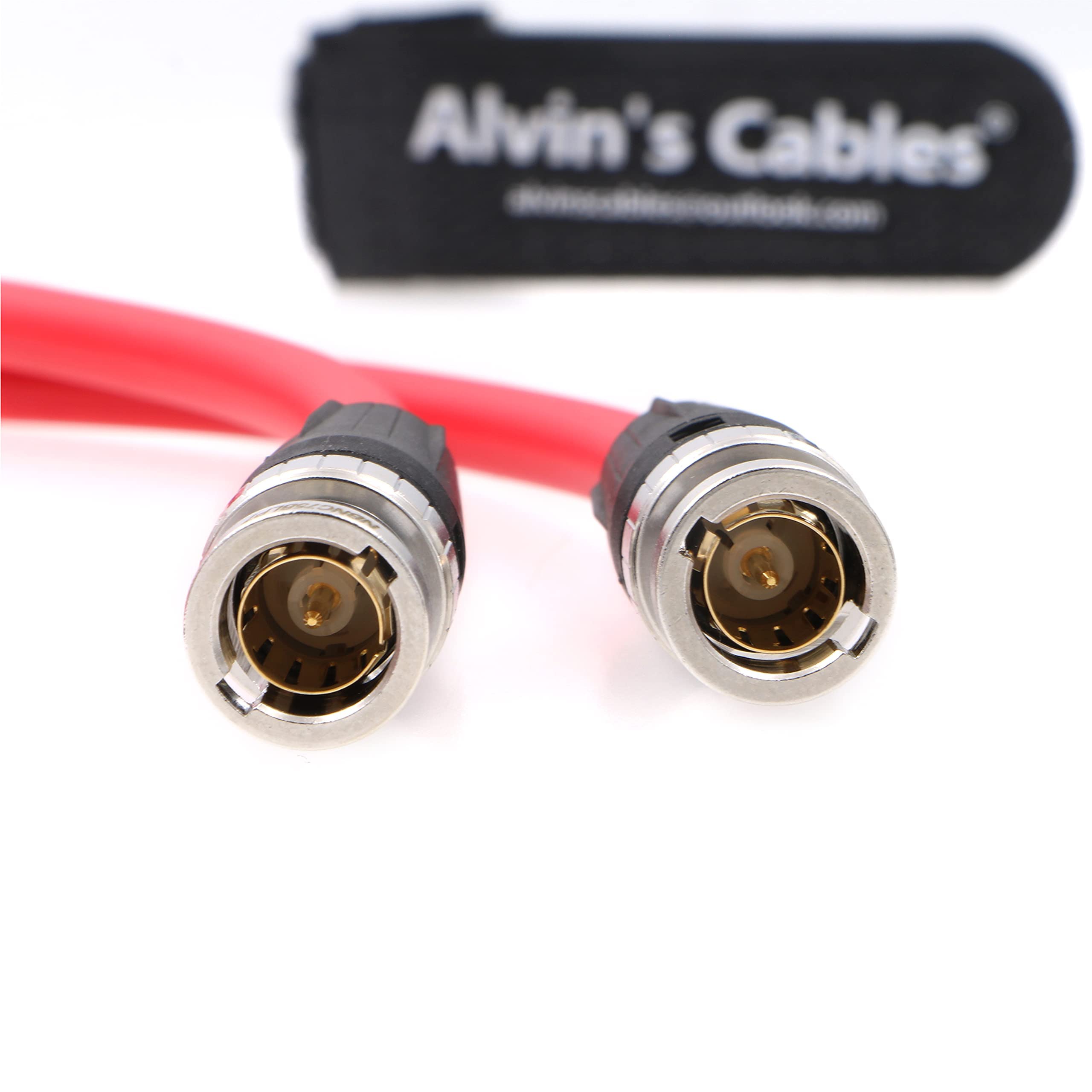 12G BNC-Coaxiale-Kabel Alvin's Cables HD SDI BNC Mannelijk naar mannelijk L-Shaped Original Kabel voor 4K Videocamera 1M Zwart