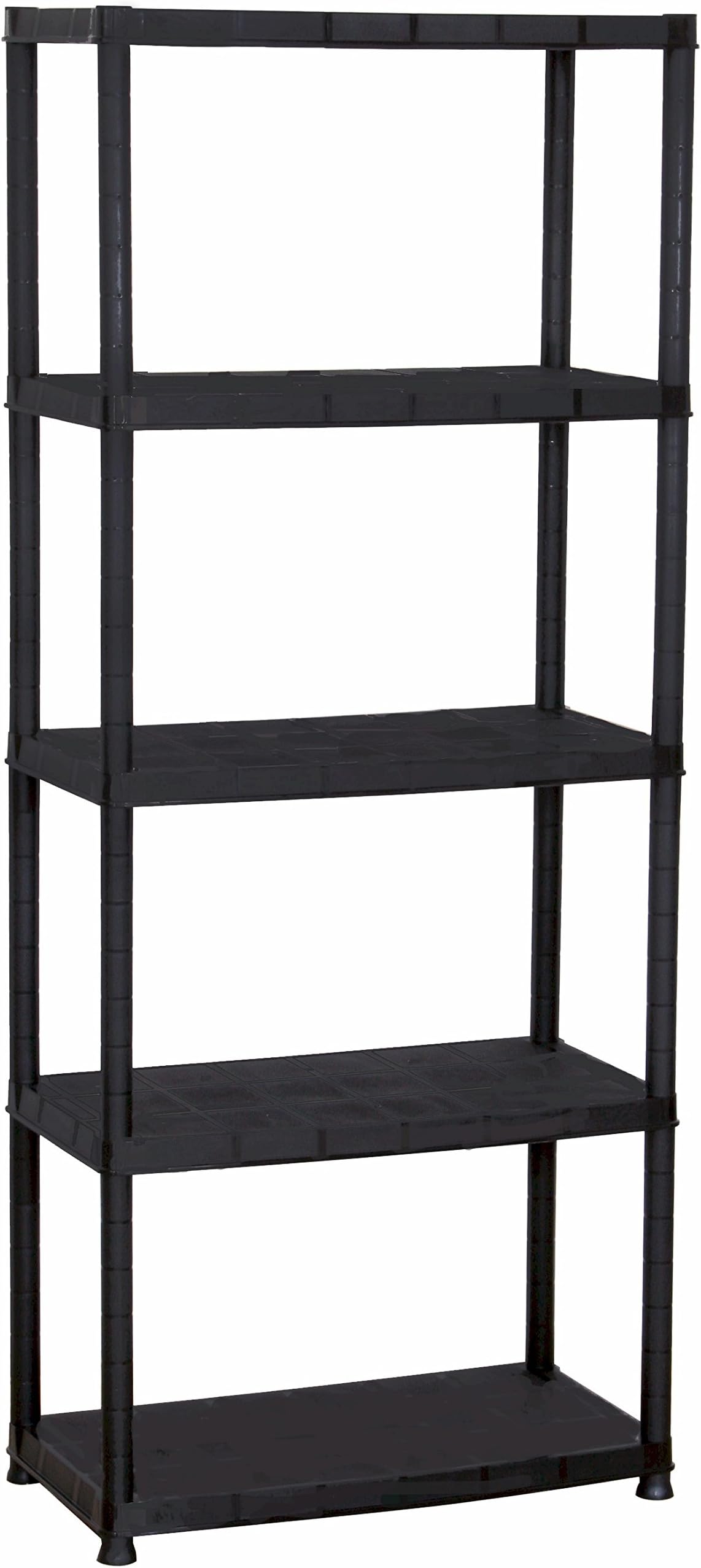 5-Shelf Plastic Storage with Floor Risers, Home and Kitchen, Storage and Office, Plascoline