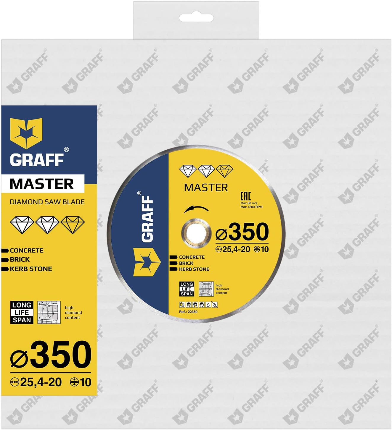 Crаzу Clеаrаnсе GRAFF Diamond Blade 14 Inch - Diamond Cutting Wheel for Cutting Reinforced Lightweight Concrete, Stone, Granite, Brick, Masonry - Diamond Saw Blade Segment Height 0.394 (10 mm) Hоt Dеаlѕ GRAFF Diamond Blade 14 Inch - Diamond Cutting Wheel for Cutting Reinforced Lightweight Concrete, Stone, Granite, Brick, Masonry - Diamond Saw Blade Segment Height 0.394 (10 mm)