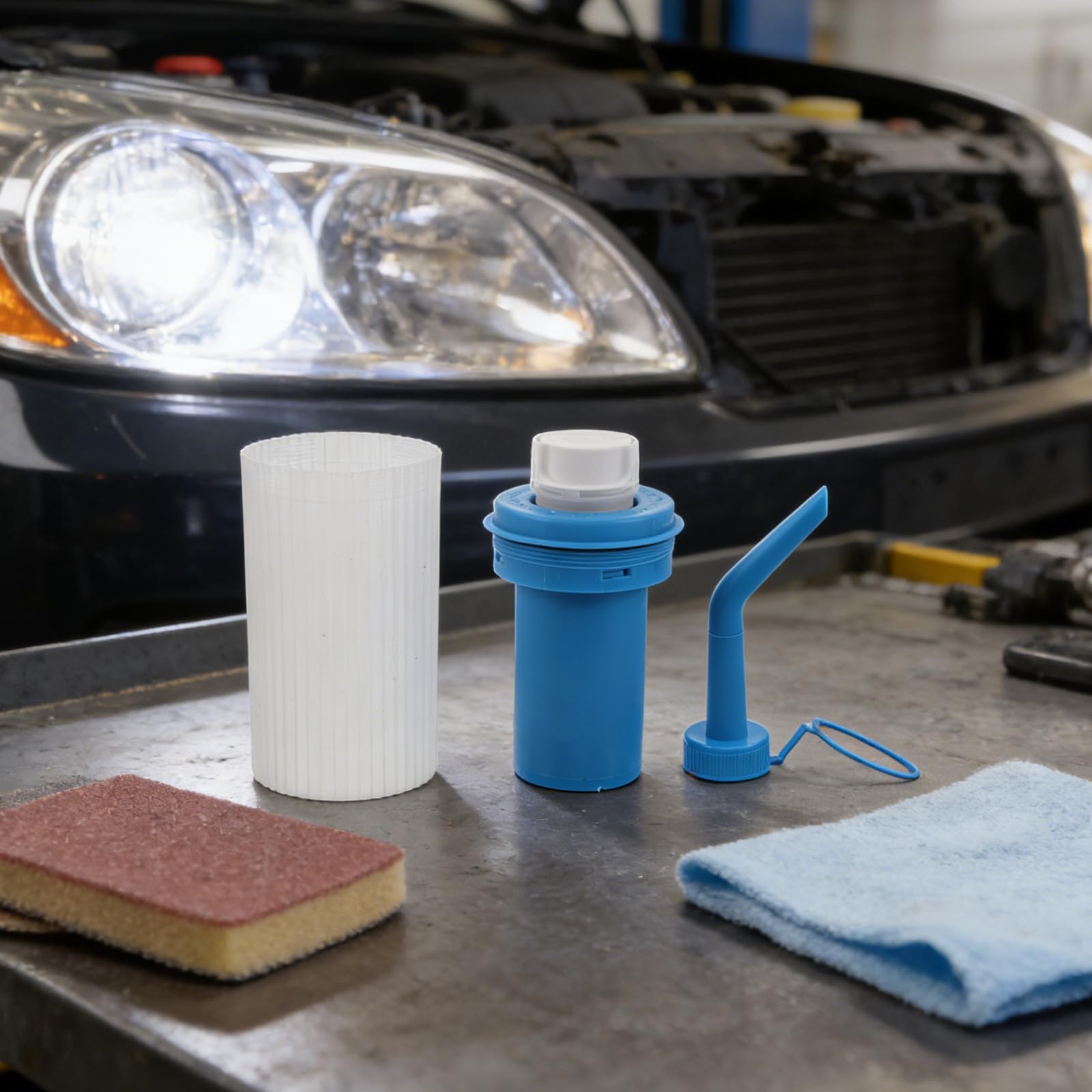 Kit de rénovation de phares de voiture : Kit de polissage et de réparation pour phares de voiture, outil de rénovation pour réparer les rayures, le jaunissement, le voile, l’oxydation et