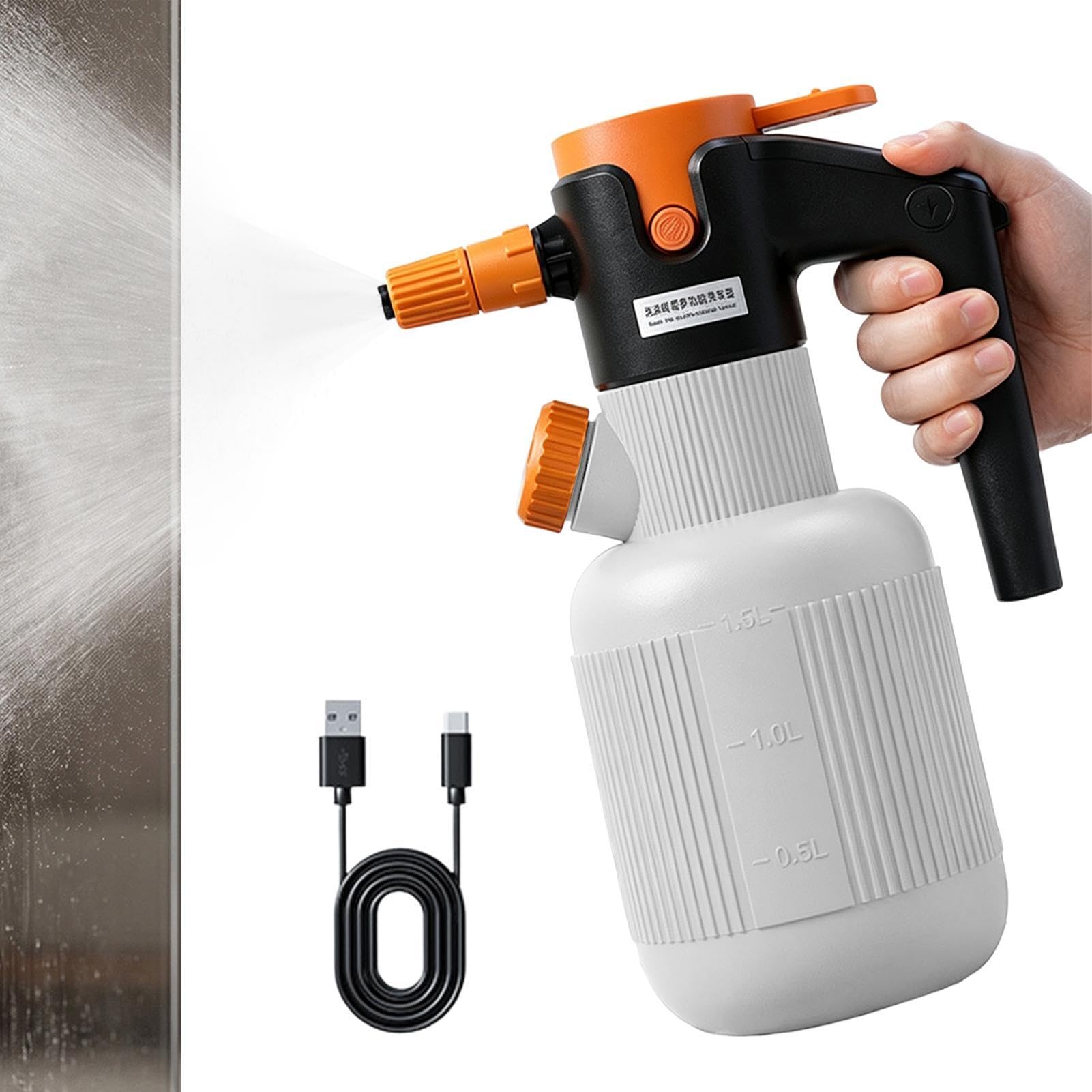 Bottiglia spray schiumosa 1.5L rondella ricaricabile automatica elettrica