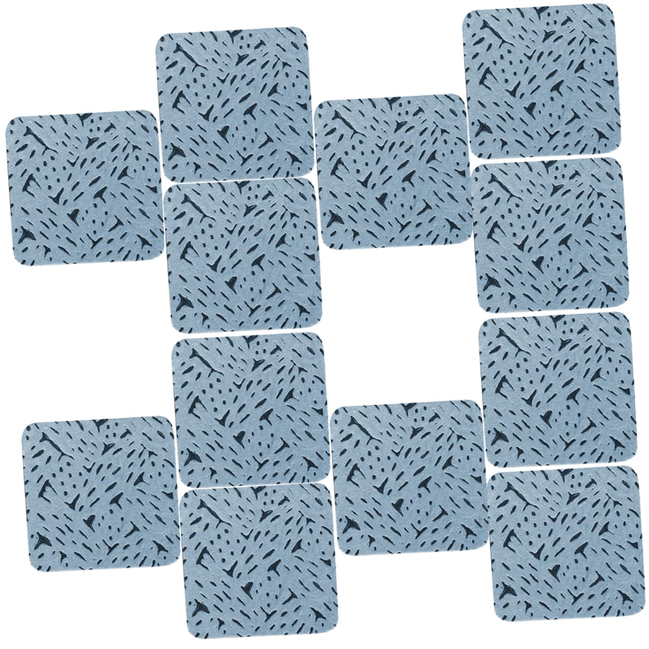 Mikinona Eyelash Extension Glue Cleaning Pads 3 Pack Glue Residue Remover Nail Beauty Helper Cotton Wipes