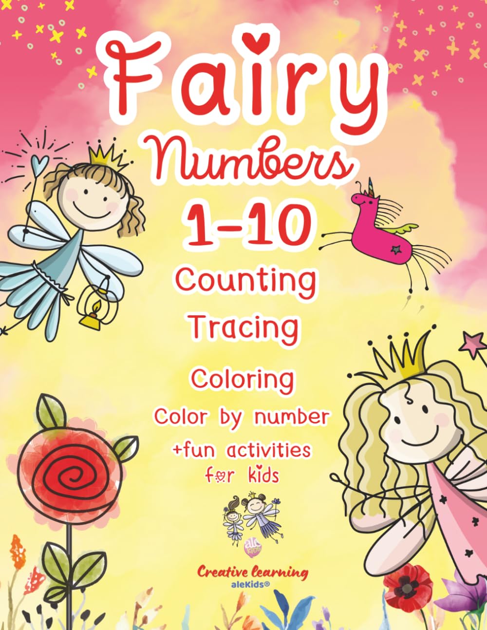 Fairy Numbers 1-10: Counting-Tracing-Coloring