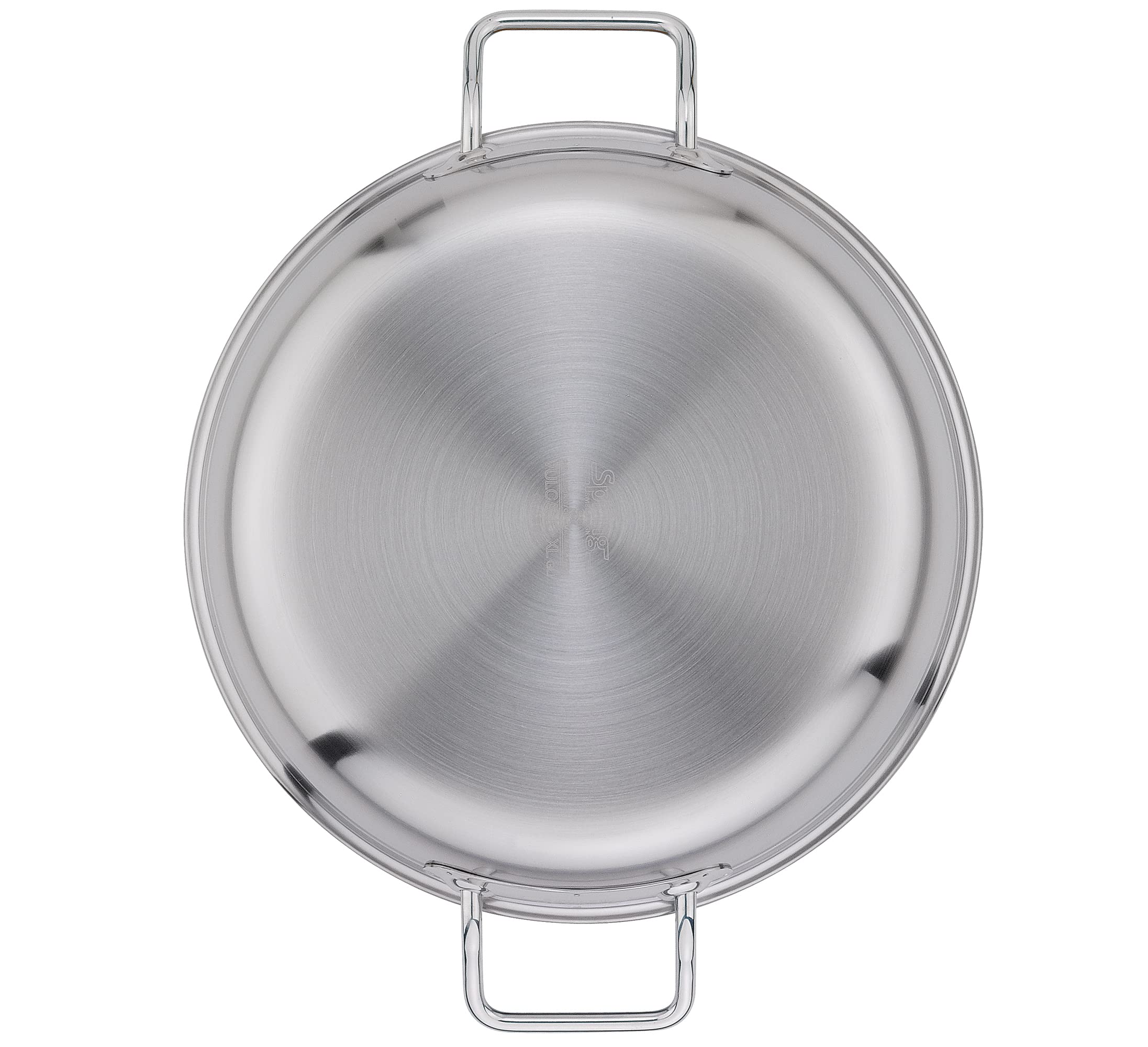 Spring Vulcano Intense Pro Poêle à servir XL | Bord haut 7 cm | Diamètre 24 cm | Revêtement anti-adhésif avec cristaux de roche suisses | Résistante aux rayures pour ustensiles de cuisine en métal |