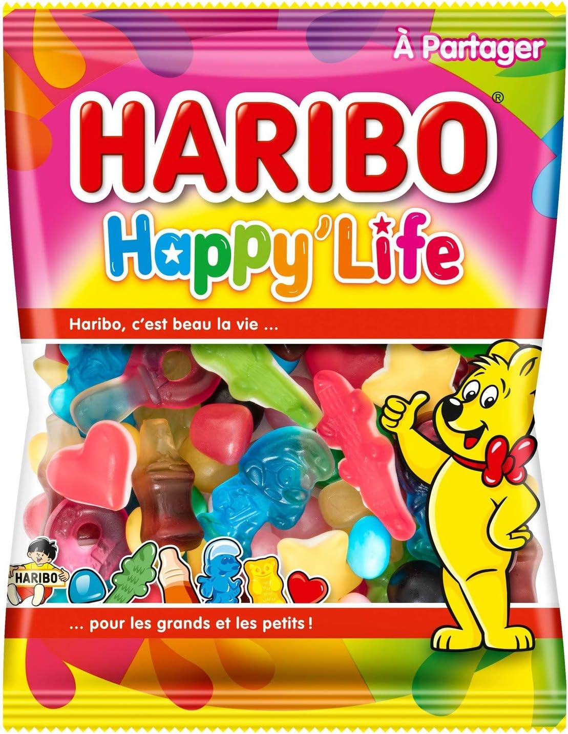 Haribo Happy Life Assorted Haribo Candies from FRANCE