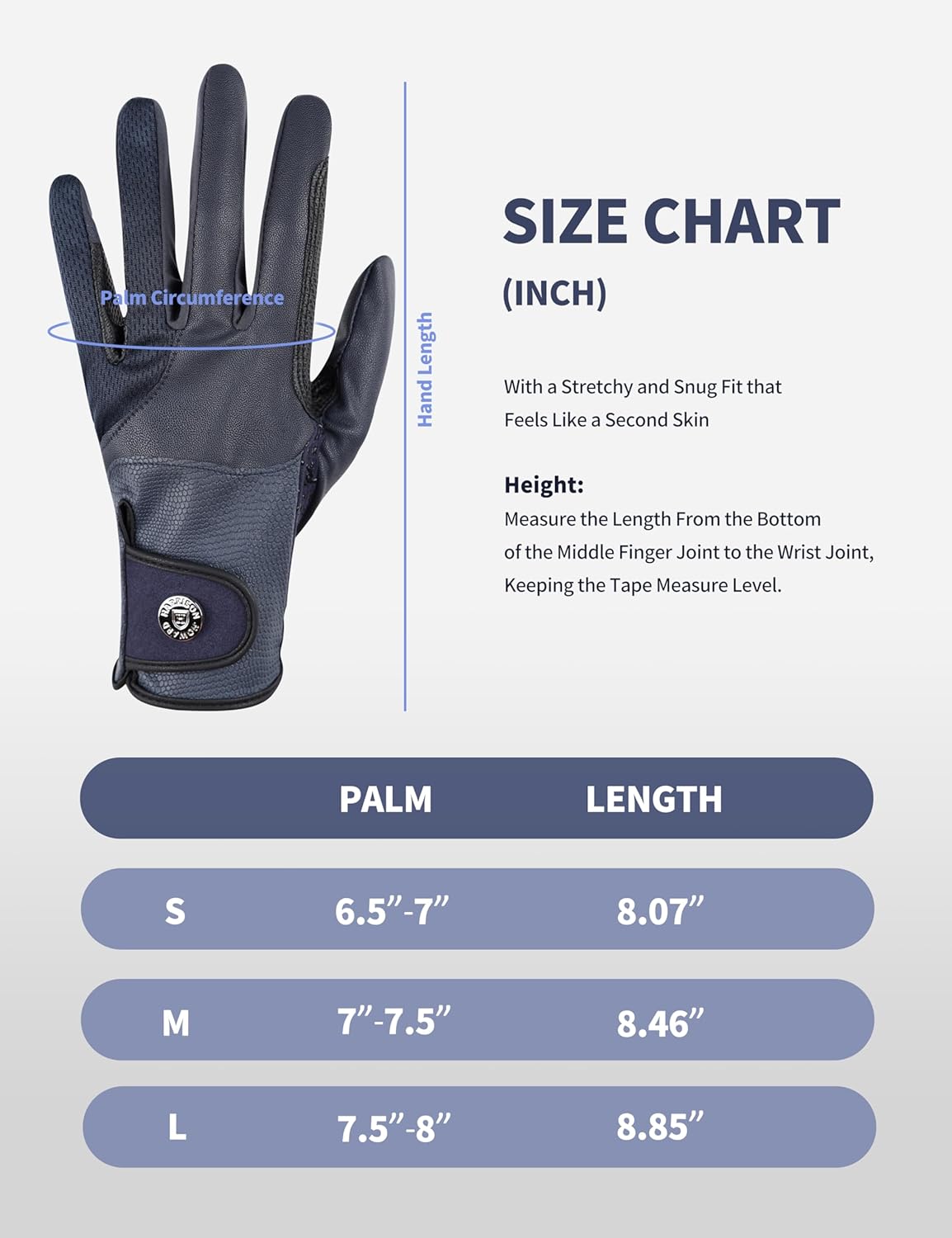 Harrison Howard Riding Gloves Equestrian Women All-Season PU Leather Horse Riding Gloves Horseback Non-Slip Silicone Palm - Image 7