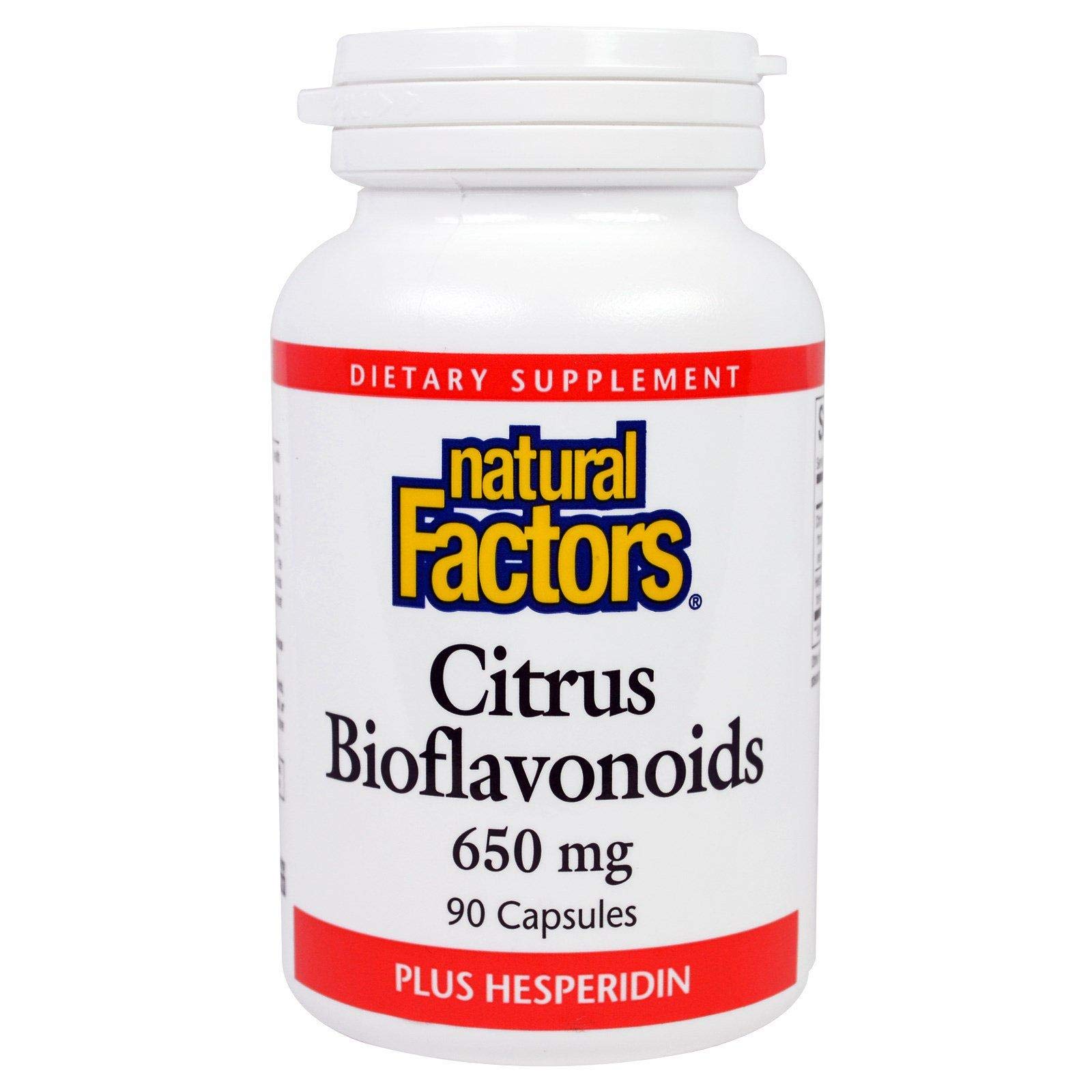 Natural Factors, Citrus Bioflavonoids Plus Hesperidin 650 mg 90 Capsules