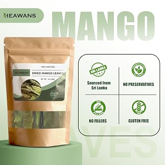 Dried mango leaves 2oz