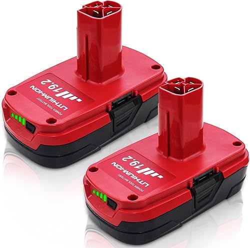 Paquete de 2 baterías de repuesto de 3000 mAh 19.2 V compatibles con batería de litio de 19.2 V