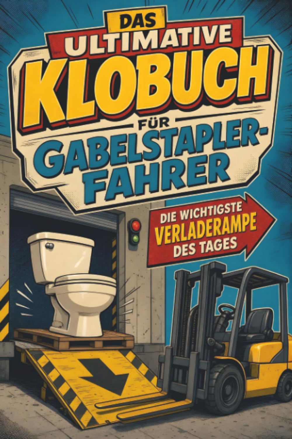 Das ultimative Klobuch für Gabelstapler-Fahrer: Die wichtigste Verladerampe des Tages. Lustiges Geschenk für Gabelstapler-Fahrer, Hochregale und Staplerschein