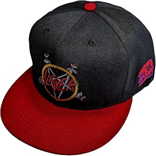 [Rock Off officially licensed products] Slayer Hell Awaits Band Logo 棒球帽 Size One size, 红色