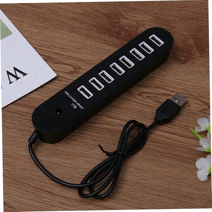 Homoyoyo Hub USB C 8 en 1 Negro miniatura 2