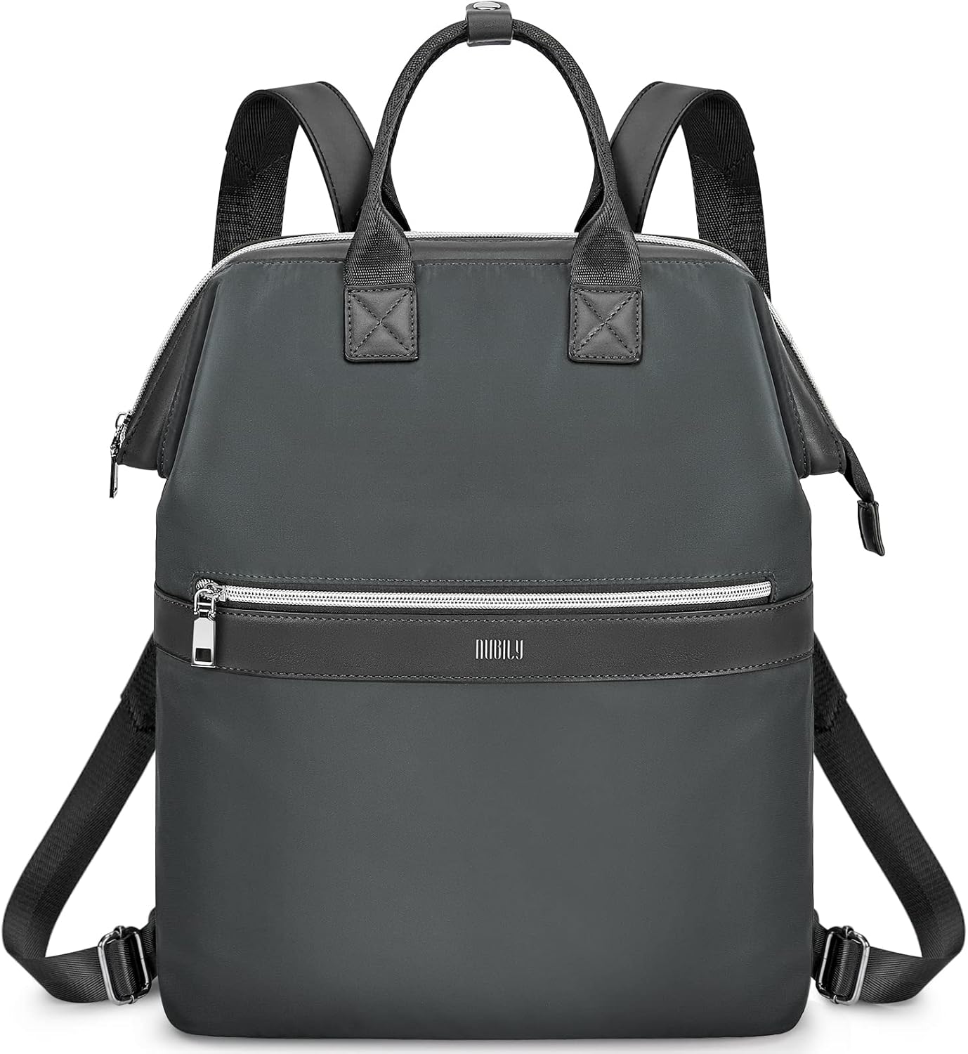 NUBILY Rucksack Damen Klein Elegant Rucksack Wasserdicht Laptop Rucksack Nylon Schultasche