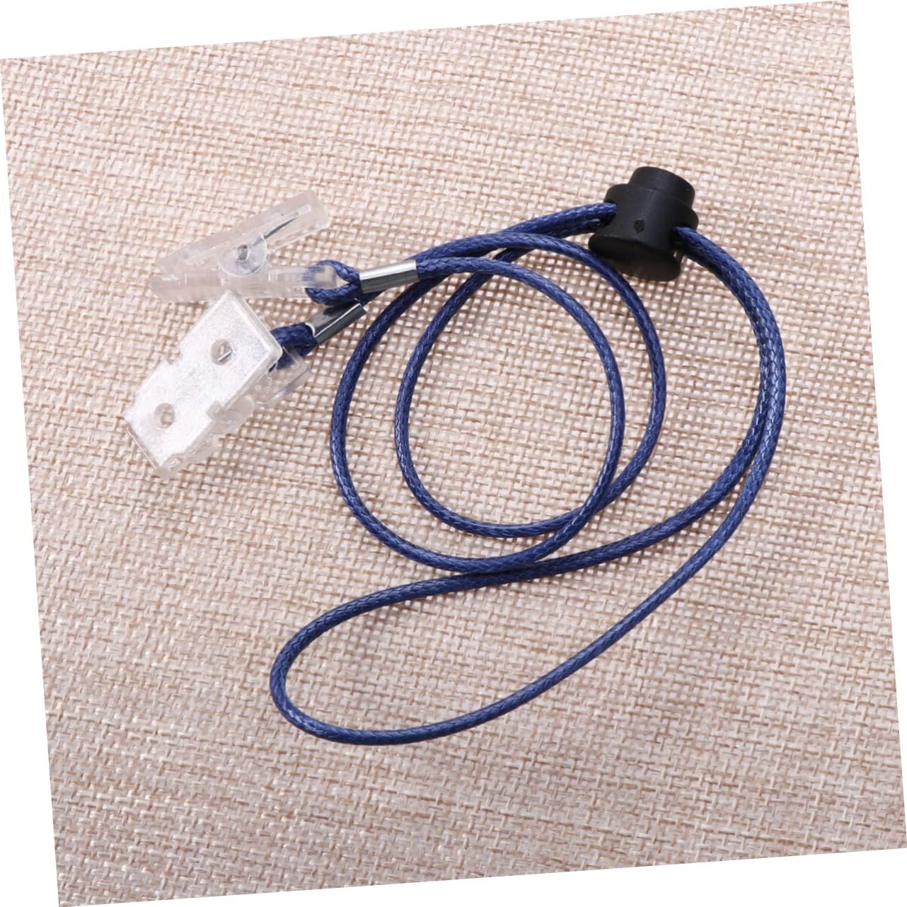 5Pcs Napkin Clip with Flexible Lanyard and Durable Chain Portable Napkin Holder for Easy Use
