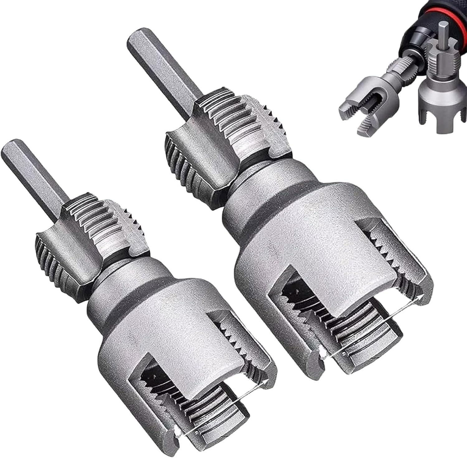 4 in 1 Water Pipe Wrench, Universal Pipe Opener for PVC Pipes, for 1/2" and 3/4" Inch Water Pipes (1 Set)