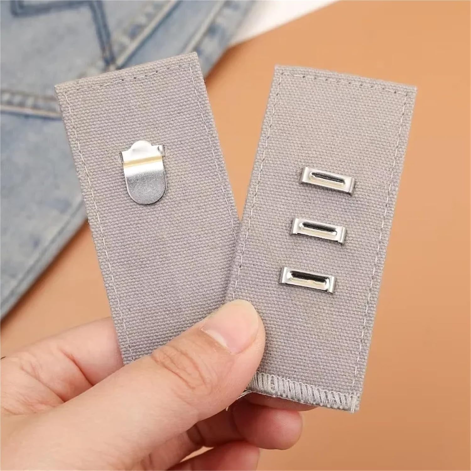 Waistband Extenders 40 Set Waistband Extenders Jeans Waist Button Adjustment Pants Hook Extender for Men Women Trousers DIY Apparel Sewing Tool(Black)