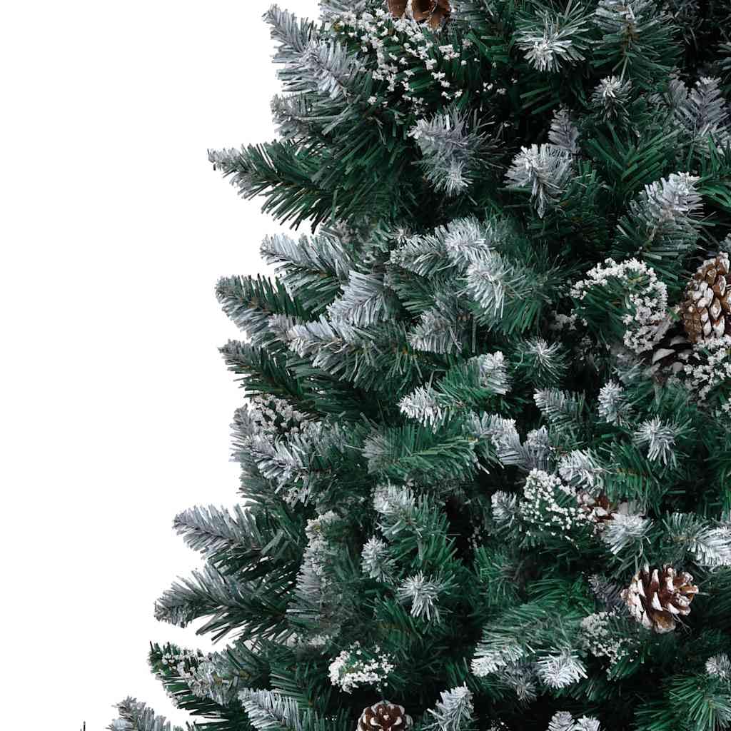 Albero di Natale artificiale con pigne, 240 cm