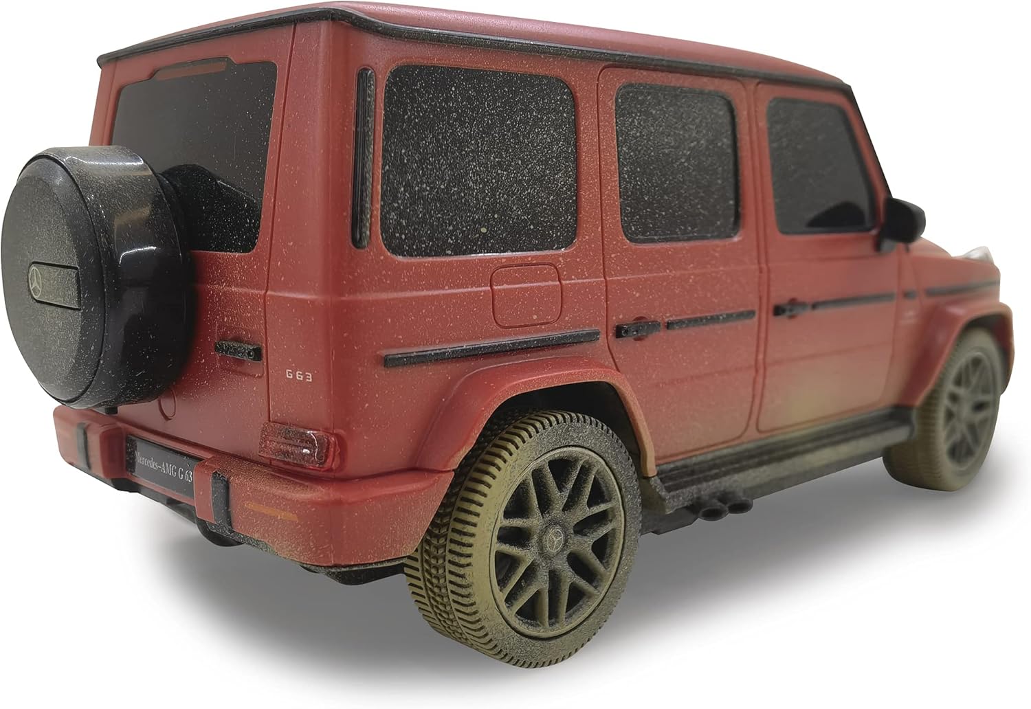 JAMARA Mercedes-AMG G 63 1:24 Muddy 2.4 GHz - Officially Licensed, Up to 1 Hour Driving Time at Approx. 9 km/h, Perfectly Replicated Details, High-Quality Workmanship