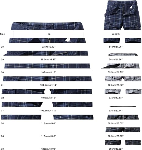 Pantaloncini cargo da uomo a quadri, leggeri, in stile chino, vestibilità regolare, tattici, da combattimento, corti, a quadri, elasticizzati, da lavoro, vestibilità larga, abbigliamento da lavoro