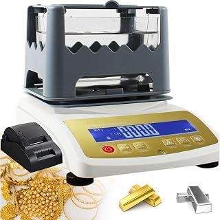 Precious Metal Verifier - Reliable Gold, Silver, Platinum Tester for Jewelry Shops, Banks & Pawn Shops with Printer - MDJ300K Authentication Tool