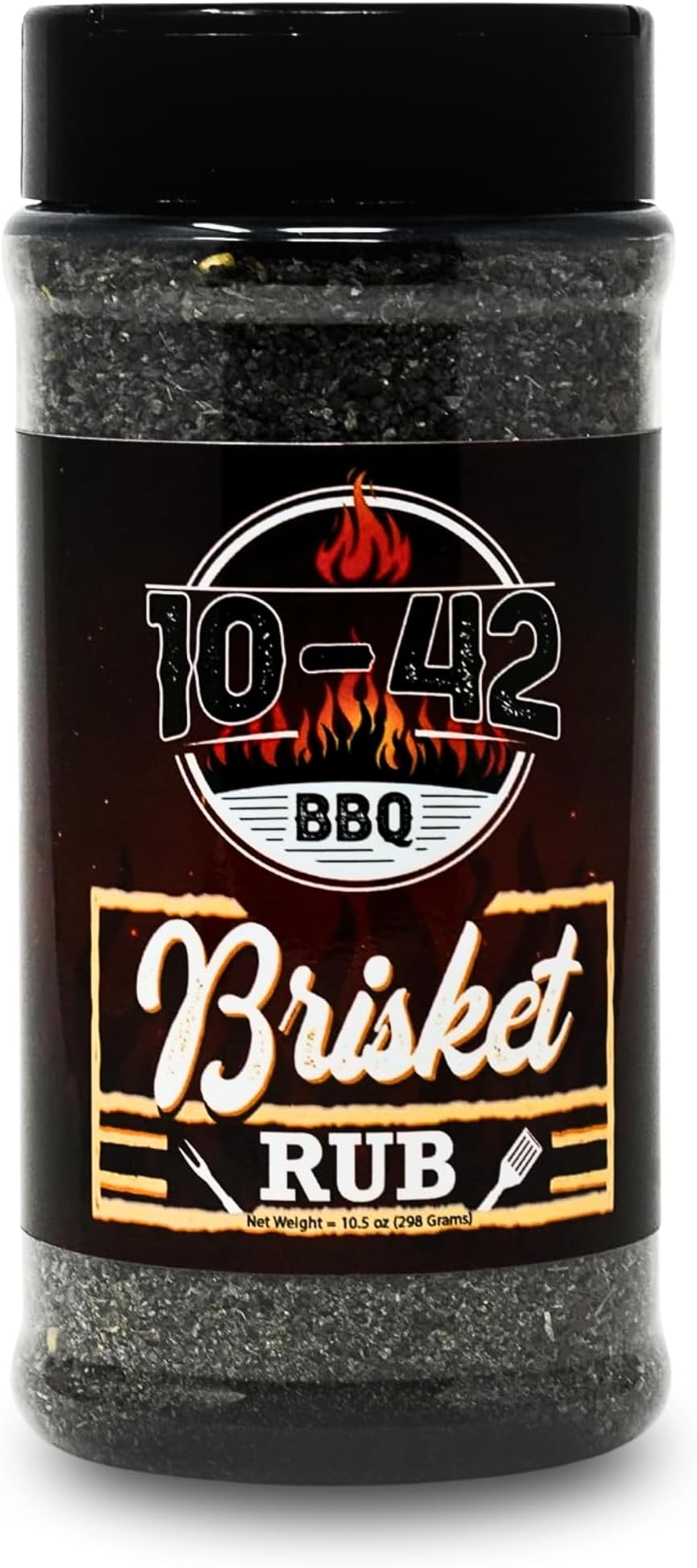 10-42 Bbq Brisket Rub (No Msg) 10.5 Oz - All-Natural Spice Seasoning For Steak, Rib, Meat Beef Dry Rubs And Spices Smoking Grilling Smoker 0