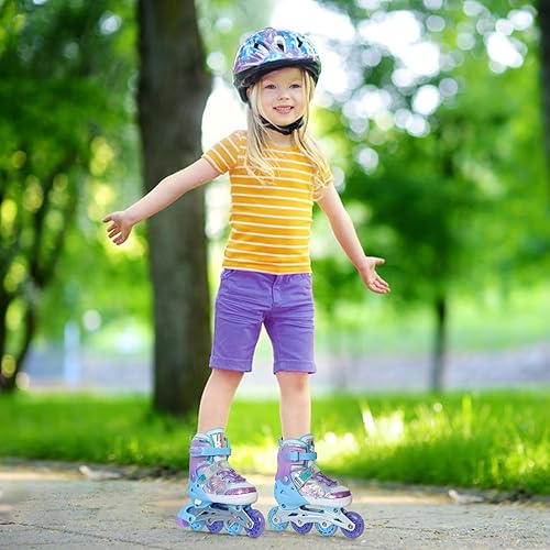 Miniatura 7 de Nattork Patines en Línea para Niñas y Niños, 4 Tallas Ajustables Patines Butterfly Blades con Todas las Ruedas Iluminadas - Regalo de Cumpleaños
