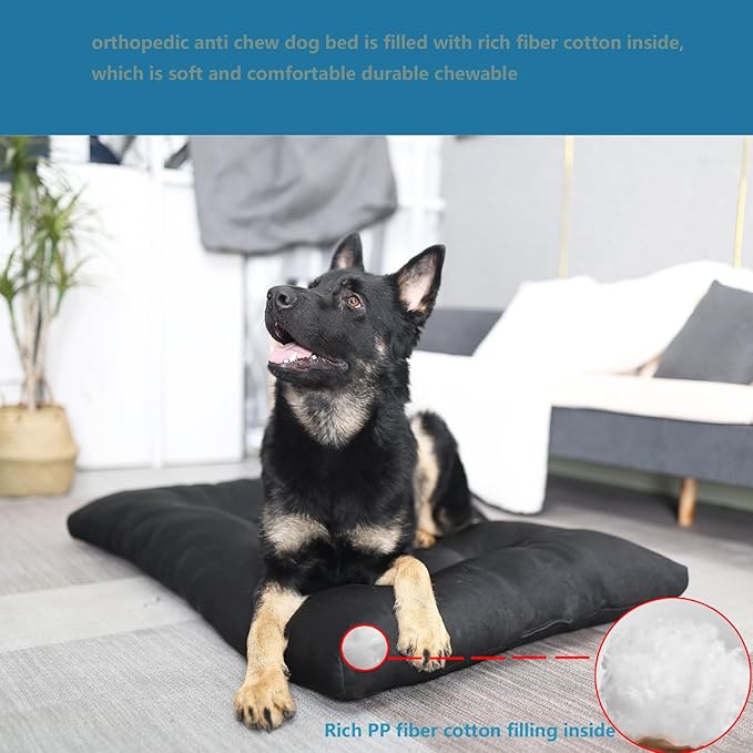 Cama Indestructible para Perros Grandes 41x27 Pulgadas Lavable miniatura 2