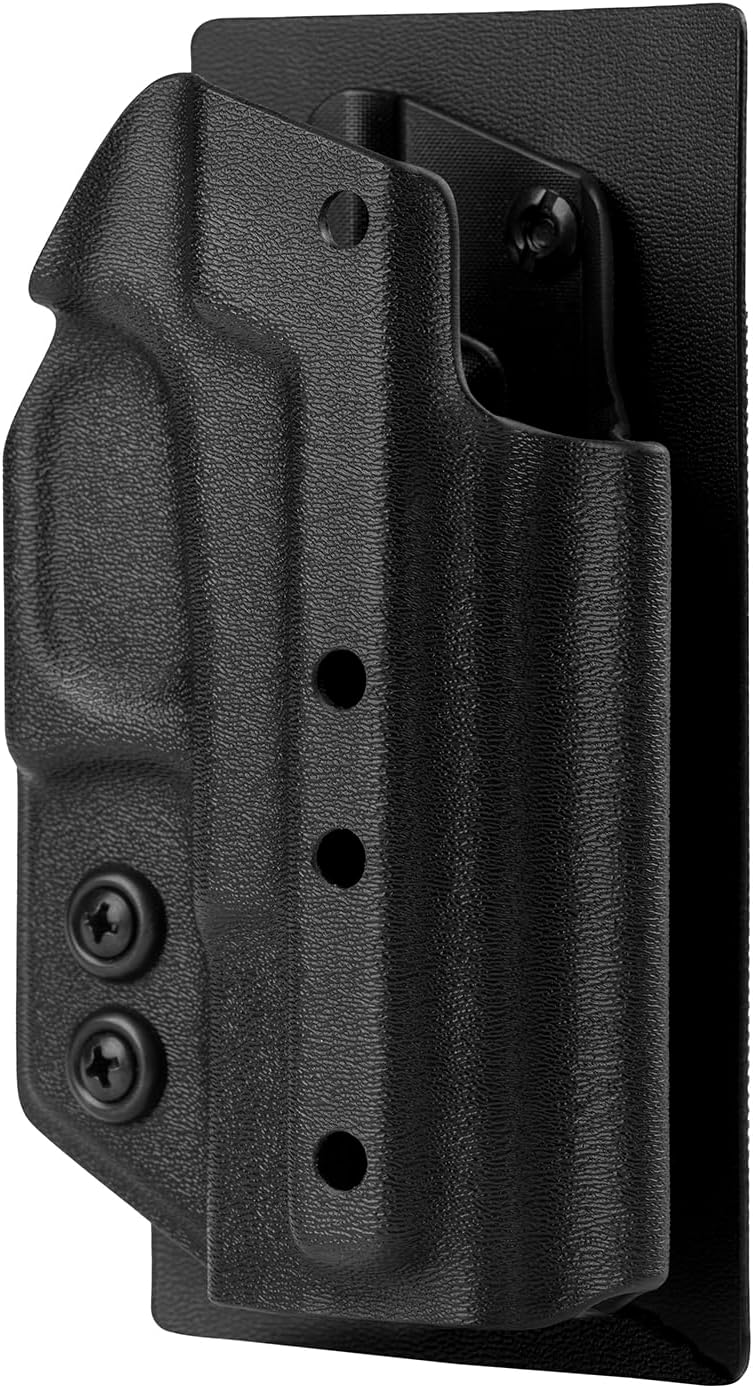 945 Industries Kydex Holster for Glock 19/19x/45/44/17 (Gen 3,4,5) Hook and Loop Attachment Panel for Conceal Carry Bags/Ambidextrous