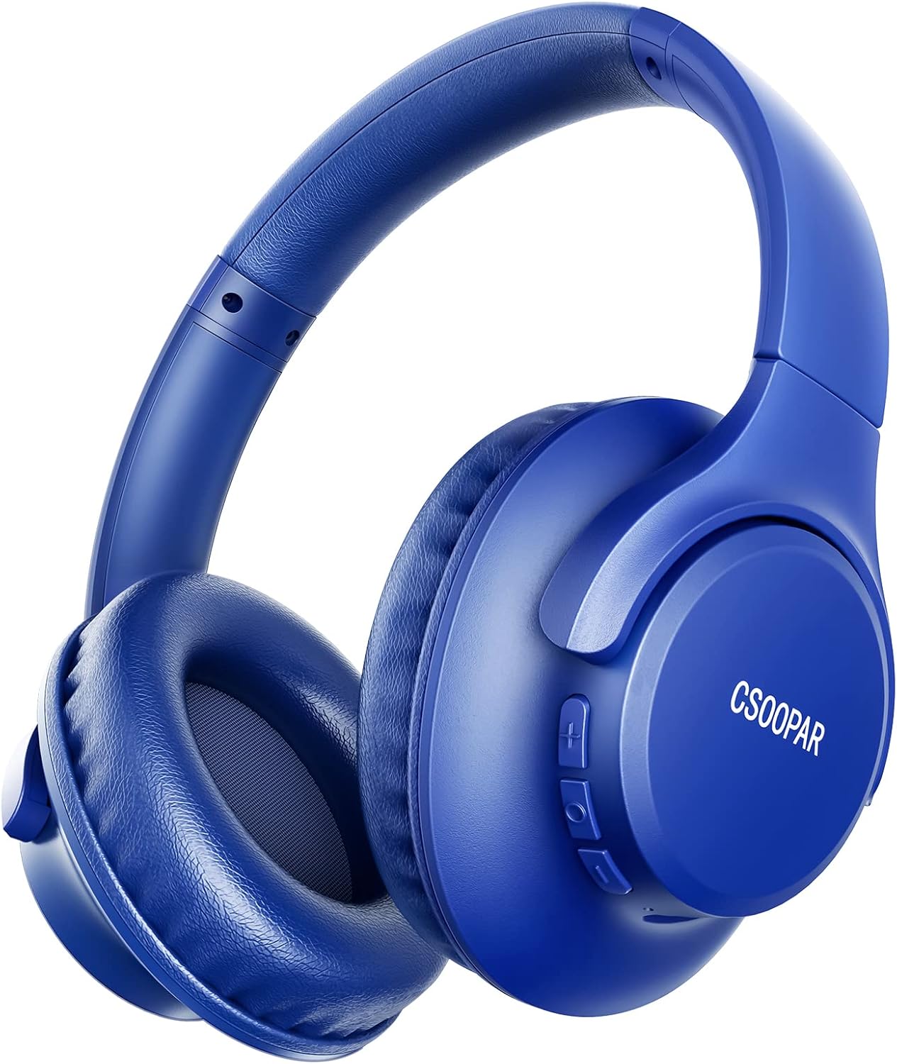 CSOOPAR Bluetooth Headphones Over Ear, 55Hrs Playtime, Hi