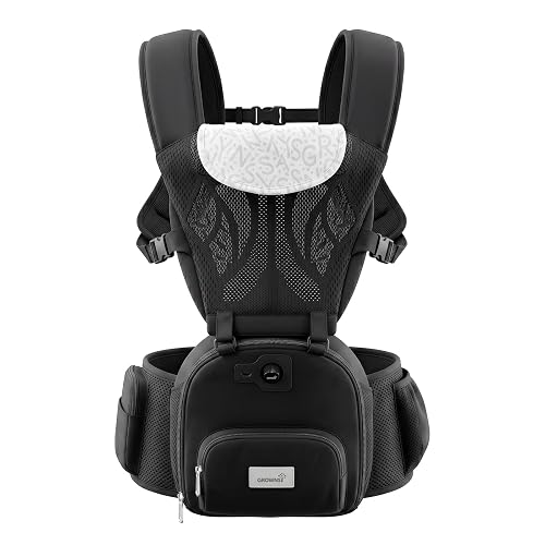 Grownsy Innovative Cooling Baby Carrier with Built-in Fan for Hot