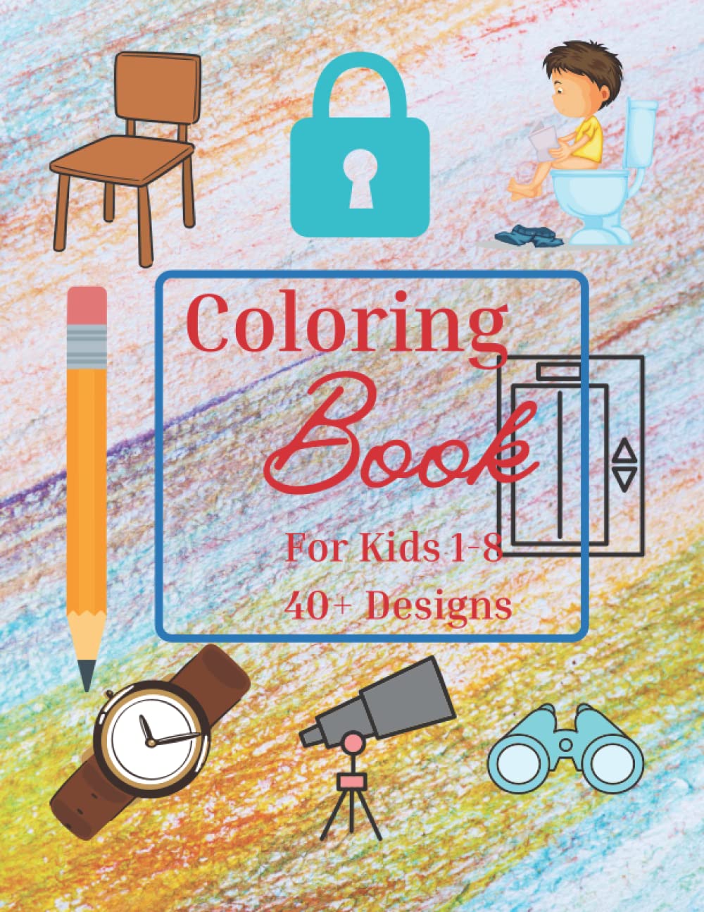 Livre de coloriage pour enfants anti-stress pour calmer l'agitation