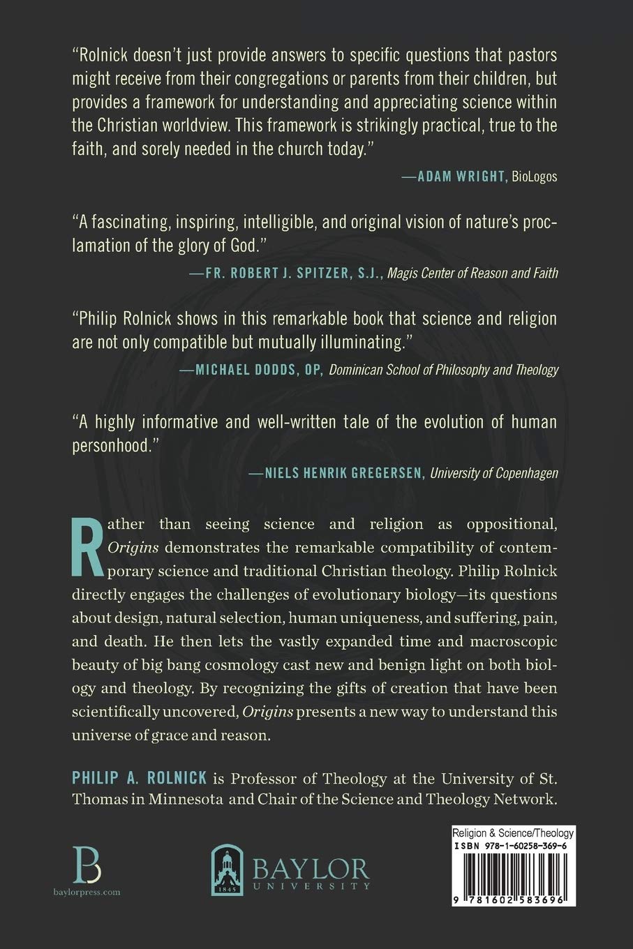 Origins: God, Evolution, and the Question of the Cosmos