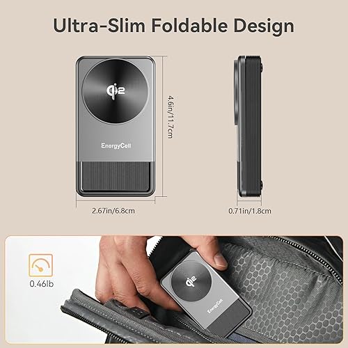 Miniatura 7 de Estación de carga inalámbrica 3 en 1, certificado Qi2, cargador rápido de 15 W para iPhone serie 1615141312, Apple Watch, AirPods, base de viaje