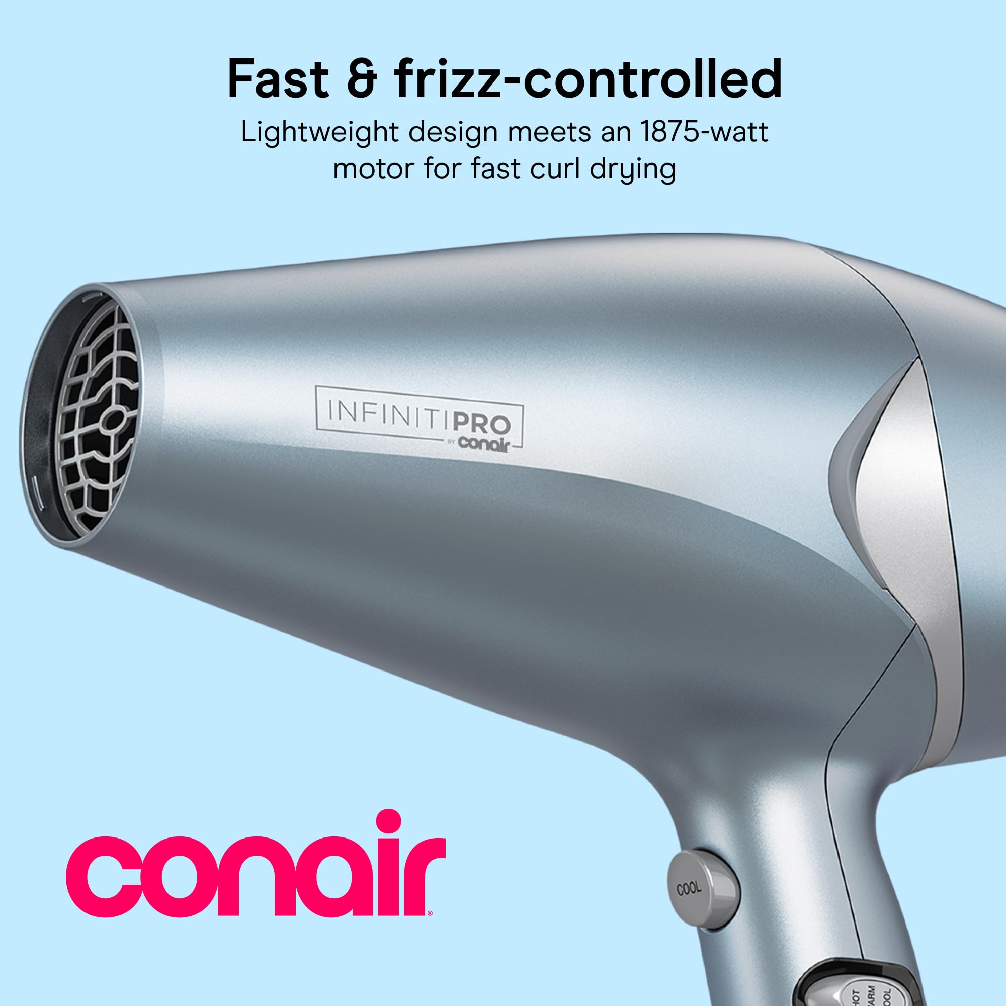 Amazon.com : Conair InfinitiPRO Style & Shine Hair Dryer, 1 lb