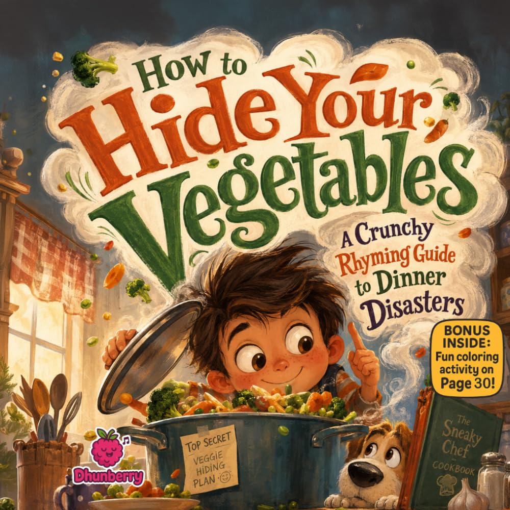 How to Hide Your Vegetables: A Crunchy Rhyming Story About Silly Food Tricks, Dinner Disasters, and Learning to Love Veggies