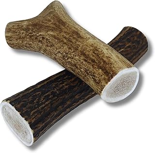 WhiteTail Naturals - Deer Antlers for Large Dogs (2 Pack- Jumbo XXL) All Natural Antler Dog Chew - Naturally Shed, Long Lasting Chew Bone, Crafted in USA