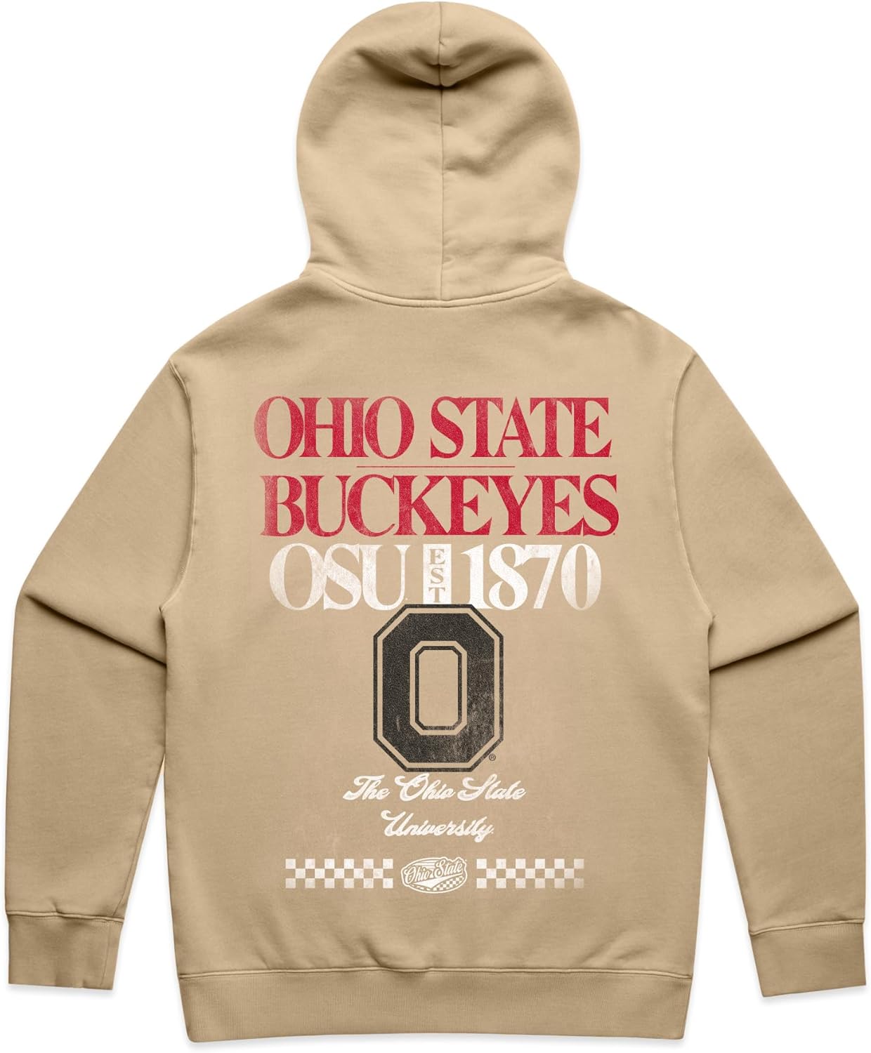 The Wild Collective Unisex Ohio State Oversized Graphic Fleece Hoodie - Image 6