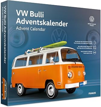 Advent Calendar VW Bulli, Model Kit with Sound Module VW Bulli Advent Calendar