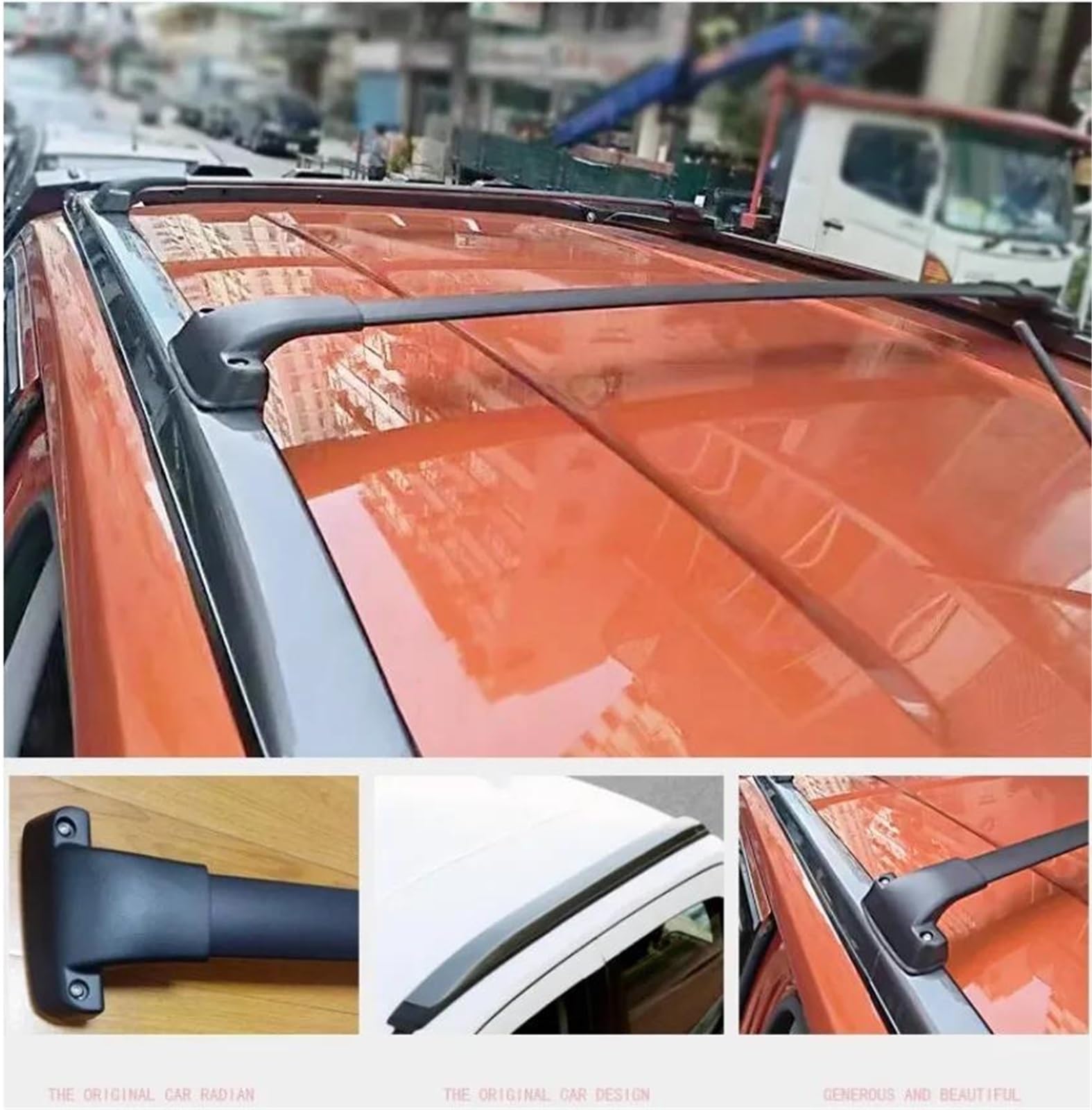 Porte Bagage Voiture Barres Transversales De Toit pour Mazda BT-50 2020 – 2025 Accessoires en Alliage D'aluminium(B Roof Rail)
