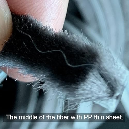 Miniatura 5 de uxcell Tira de sellado para ventana de 0.23 pulgadas de ancho x 14 pulgadas de grosor x 19.7 pies de largo, parte trasera no adhesiva, parte trasera