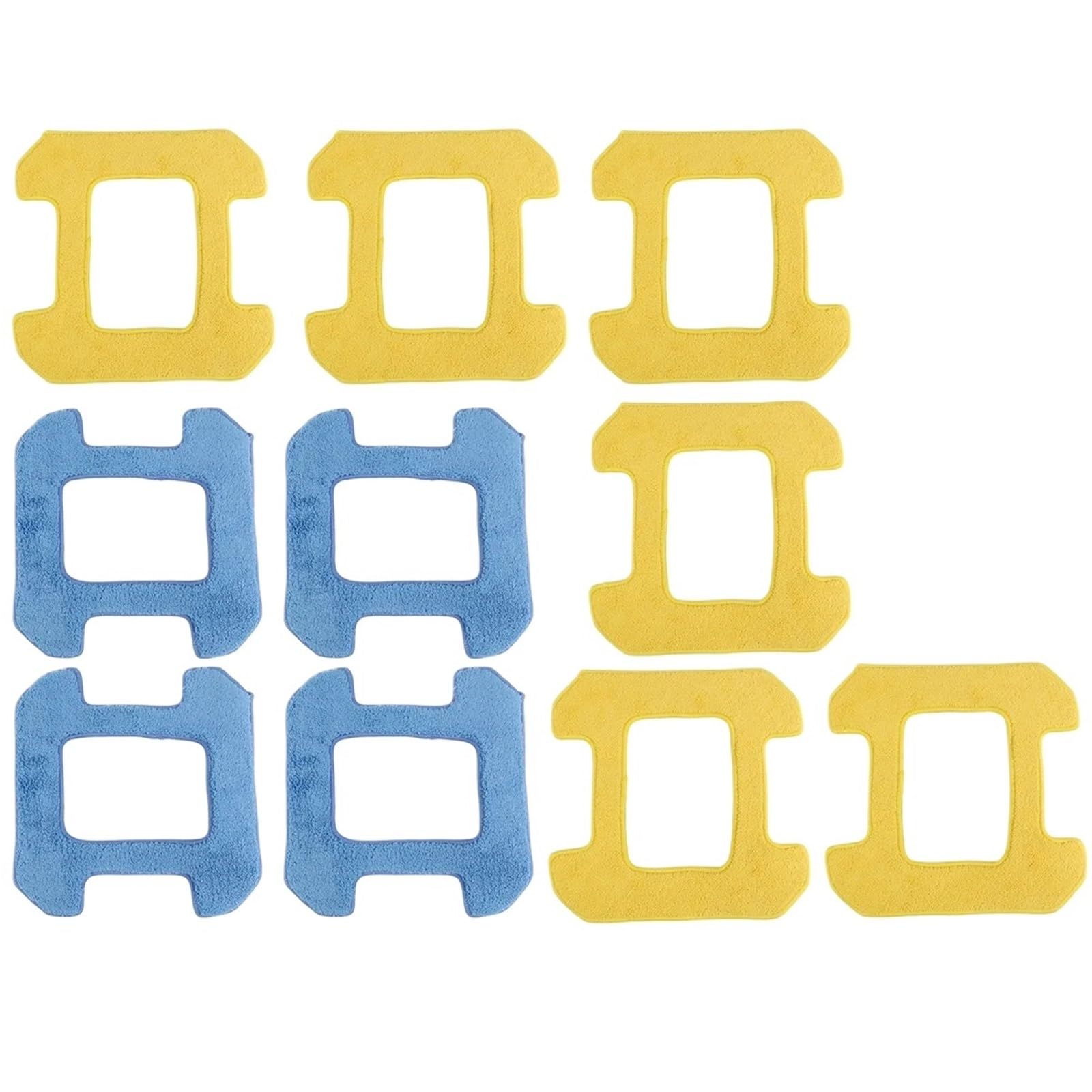 Reibmopp-Pads, Kompatibel Mit Hobot, 298 Fensterputzroboter-Zubehör, Lappen-Mikrofaser-Material, Nassreinigung + Trocken
