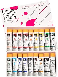 リキテックス アクリル絵具 リキテックスカラー ソフトタイプ 18色セット 伝統色 20ml(6号)