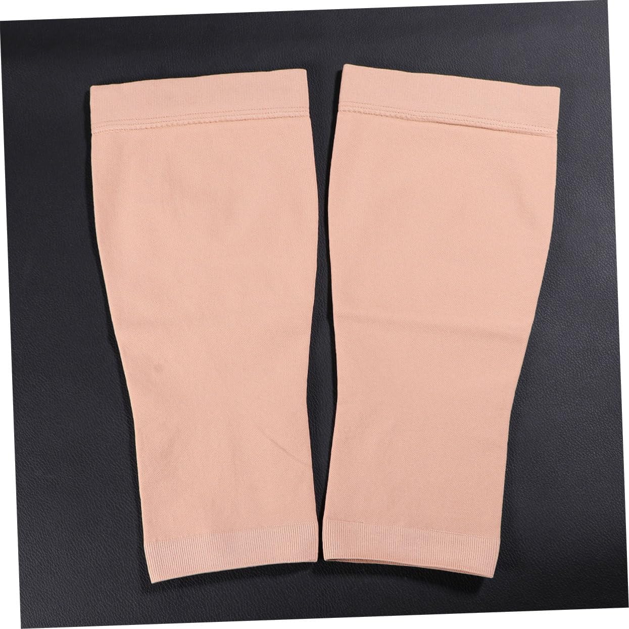 Outanaya 1pair Women Compression Socks for Sports Pressure Relief Calf Support Stockings Breathable Stretchy Beige Xl for Reducing Fatigue and Swelling